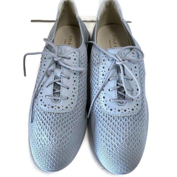 Cole Haan Womens Sneaker Knit Grand OS Oxford Blue Size 8.5 - Picture 1 of 8